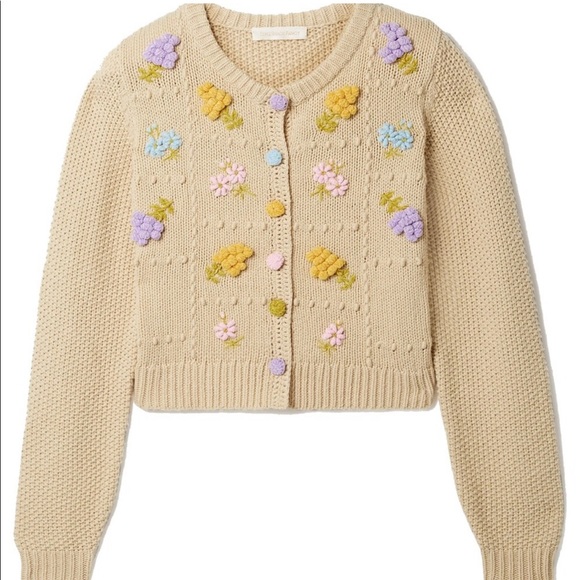 LoveShackFancy Briallon Cardigan Sweater - Picture 6 of 16